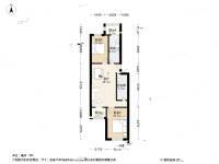 怡清园2室1厅1卫86.5㎡户型图