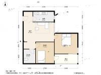 曙光花园望河园2室1厅1卫79㎡户型图