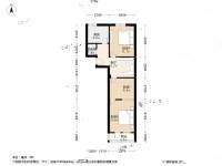 后白堆子小区3室1厅1卫77㎡户型图