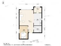 豪柏国际1室1厅1卫66.7㎡户型图