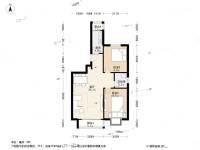 首开国风美唐一期2室1厅1卫93.5㎡户型图
