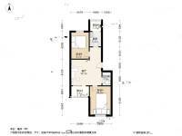 昌艺园2室1厅1卫67㎡户型图