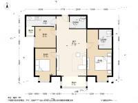 顺驰领海3室2厅2卫112㎡户型图