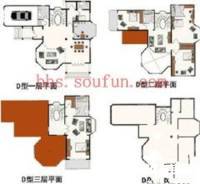 枫露皇苑二期5室4厅3卫488㎡户型图