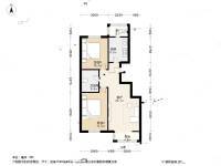 新源时代2室1厅1卫88㎡户型图