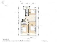 明春西园3室1厅1卫86.6㎡户型图