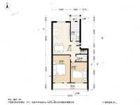 明春西园2室1厅1卫86.6㎡户型图