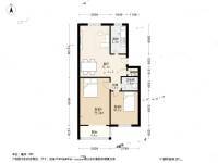 明春西园2室1厅1卫78.8㎡户型图