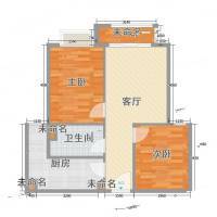 通州温馨家园2室0厅0卫65㎡户型图