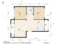 太平庄西里2室1厅1卫106㎡户型图