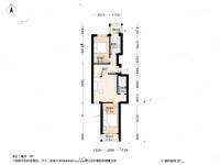 通尚苑2室1厅1卫85㎡户型图
