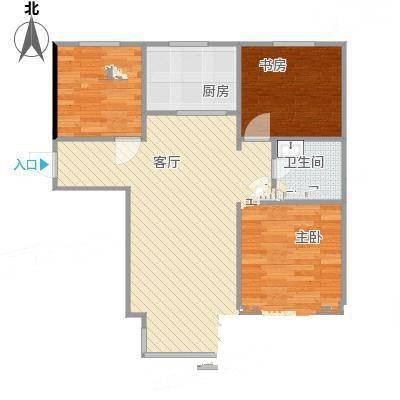 梧桐苑公寓3室0厅0卫69㎡户型图