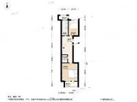 新桥路2室1厅1卫61㎡户型图