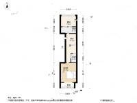 新桥路2室1厅1卫49㎡户型图