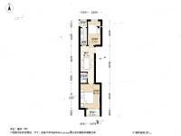 新桥路2室1厅1卫67㎡户型图