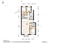 朝阳新城3室1厅2卫123㎡户型图