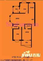 朝阳新城3室2厅2卫144㎡户型图