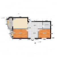 朝阳新城2室0厅0卫96㎡户型图