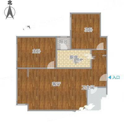 北苑家园望春园2室0厅0卫110㎡户型图