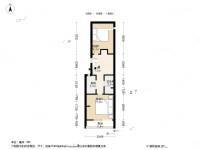 三里河一区2室1厅1卫57㎡户型图