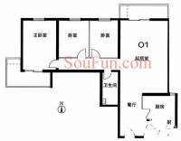 兴隆家园3室2厅1卫134.9㎡户型图