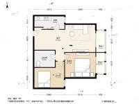 中信城一期2室1厅1卫88㎡户型图