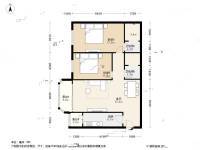 冠英园2室1厅2卫108㎡户型图