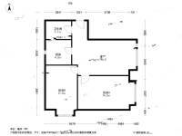 瞰都国际2室1厅1卫86㎡户型图
