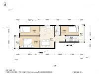 太平仓胡同3室1厅1卫77㎡户型图
