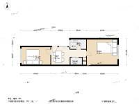太平仓胡同2室1厅1卫53.2㎡户型图
