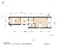 太平仓胡同2室1厅1卫57.5㎡户型图