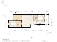 太平仓胡同3室1厅1卫67.8㎡户型图