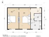 地藏庵小区2室1厅1卫66㎡户型图