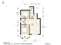 康宁居2室1厅1卫90.4㎡户型图