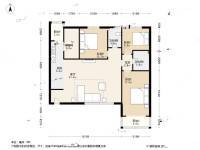 康宁居3室1厅2卫141.4㎡户型图