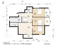 南线里3室2厅2卫115㎡户型图