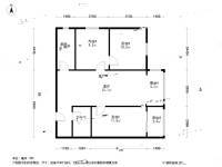 上龙西里3室1厅1卫103㎡户型图