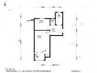 上龙西里2室1厅1卫47㎡户型图