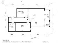 上龙西里2室1厅1卫90㎡户型图