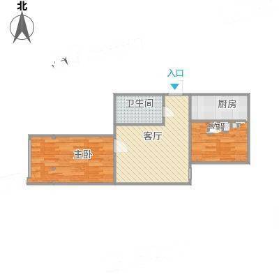 太平里小区2室0厅0卫42㎡户型图