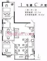 迈豪时代居3室2厅2卫127.7㎡户型图