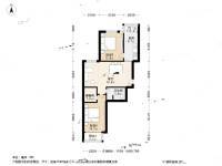 畅椿阁2室1厅1卫98㎡户型图