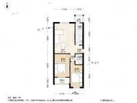 百草园2室1厅1卫94㎡户型图