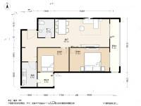 大黄庄东路2室1厅1卫94㎡户型图