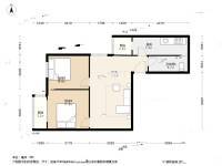 永善里2室1厅1卫74.5㎡户型图
