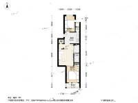 百胜村2室1厅1卫72.4㎡户型图