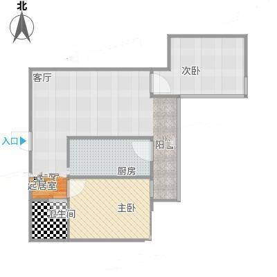 天伦北里2室0厅0卫76㎡户型图