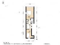 长青园2室1厅1卫58㎡户型图