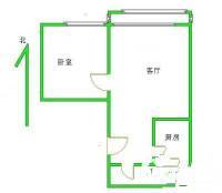 庄维花园一期1室1厅1卫80㎡户型图