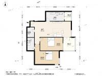 枫蓝国际2室1厅2卫114㎡户型图